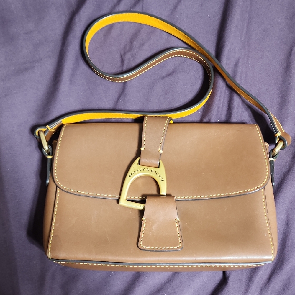 Dooney & Bourke Emerson Kyra Tan Leather  Purse